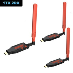 HDMI 무선 송수신기 비디오 송신기 리시버 PC 노트북 PS4 TV 프로젝터용 58Ghz 150m 1 to 4, 2) 1TX 2RX