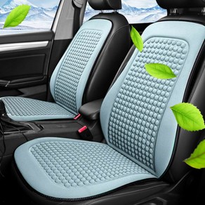 Ca Cooling Seat 자동차 여름용 시원한 쿠션 시트 커버 승용차 화물차 트럭 버스 차량용 미끄럼방지 여름 통풍 시트 카바 쿨링 땀방지 여름 카시트, 블랙_쿨링 시트 커버, 1개