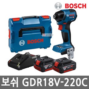 보쉬 GDR18V-220C 충전 임팩트 드라이버 18V 5.0Ah*2개 BL모터 3단 속도조절 GDR18V-200C 후속