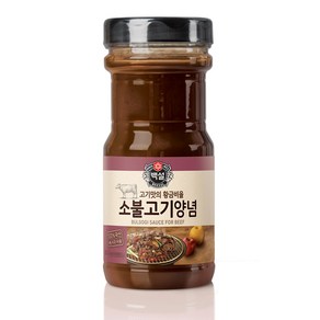 백설 소불고기양념 840g, 1개