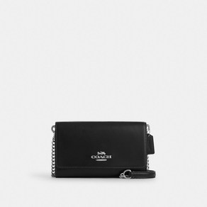 코치 플랩 클러치 크로스바디 CP034 SVBK Flap Clutch Cossbody