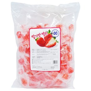 추억의 간식 딸기맛 젤리 대용량 1000g 1봉, 1kg, 1개