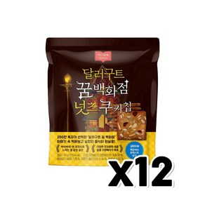 달러구트 꿈백화점 넛츠쿠키칩 봉지스낵 50G x 12개