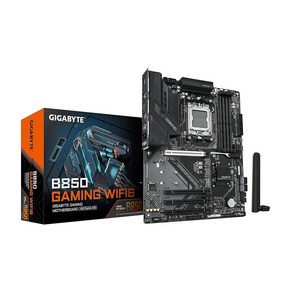 GIGABYTE B850 게이밍 WIFI6 AMD AM5 LGA 1718 마더보드 ATX DDR5 3X M.2 PCIe 5.0 USB-C WIFI6E 1GbE LAN, GIGABYTE B850 게이밍 WIFI6 AMD AM, 1개