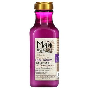 Maui Moistue 회복 보습 + 시어버터 컨디셔너 건성 및 손상된 모발용 385ML 13FL oz), 1개