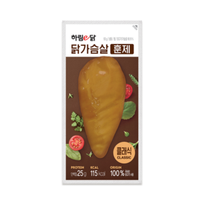 하림이닭 닭가슴살 훈제 100g, 1개