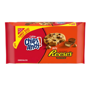 [미국직배송]나비스코 칩스 아호이 리세스 피넛 버터 컵 /CHIPS AHOY Cookies with Reese's Peanut Butte Cups, 404g, 1개