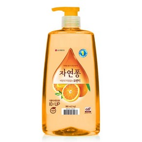 [에이치플러스몰] 자연퐁 주방세제 오렌지 980ml 용기, 1개