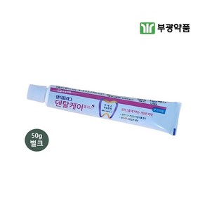 부광약품 안티프라그 덴탈케어 치약 무보존제, 50g, 10개