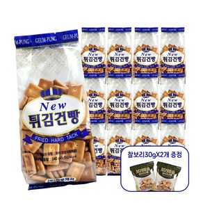 금풍제과 튀김건빵 240gX12개 (+ 찰보리건빵30gx2개 사은품증정), 240g, 12개