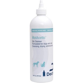 Decha MalAcetic 데크라 말아세틱 오틱 클렌저 귀 세정제 473ml, 1개