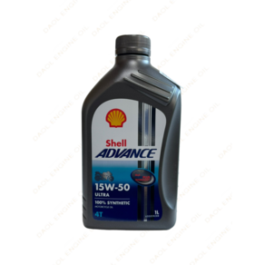 Shell Advance 15W50 Ulta 4T 오토바이 오일 1L, 1개