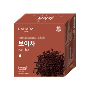 다하다 허브앤티 보이차, 70g, 100개입, 8개