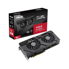 ASUS DUAL 라데온 RX 7800 XT O16G OC D6 16GB