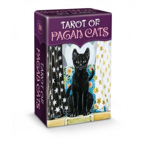 정품 미니 페이건 캣츠 타로카드 로스카라베오 Pagan Cats MIni Taott, 1개