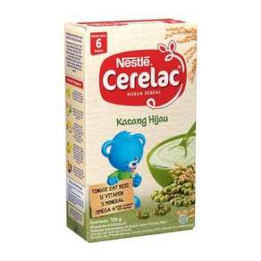 네슬레 Ceelac 녹두맛 시리얼 죽 120g - 2개, 120g