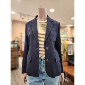 BCBG [올앤선드리] 미시온 린넨JK A3M3J102 56 [D/NAVY]