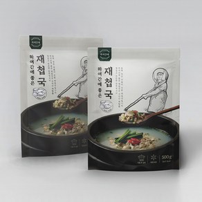 [10+1] 하첩국 간에좋은 국내산 하동 광양 섬진강 재첩국 숙취해소 해장국 500g