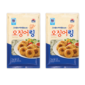 대림선 오징어링 1kg 튀김류, 2개