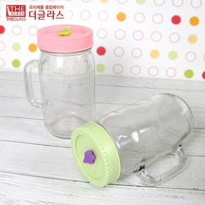 더글라스 드링킹자 유리머그컵 560ml 2개세트 저장용기, 2개