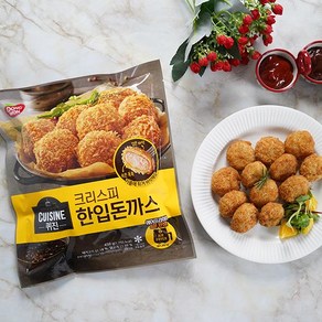 동원 퀴진 크리스피 한입돈까스 450g x4개(무료배송), 4개