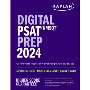 (영문도서) Digital Psat/NMSQT Pep 2024 Papeback, Kaplan Publishing, English, 9781506287324