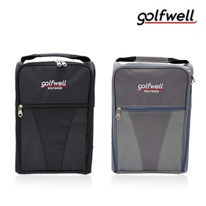 골프웰 golfwell 골프화가방/신발주머니 (GW053-FBG), 색상 사이즈 블랙 FREE, fee