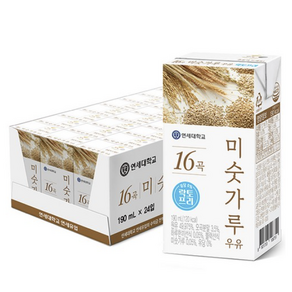 연세우유 16곡 미숫가루 우유, 190ml, 24개