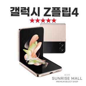 [SUNRISE MALL] 삼성 갤럭시 Z플립4 ZFlip4 256G 중고폰 리퍼폰 공기계 자급제 알뜰폰, Z-Flip4-보라퍼플, 256GB, A급