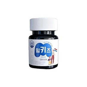 [한정판매] Kids Labs Mill Kids 키즈랩스 밀키즈 1000mg x 30정 초유단백분말 CBP 우유칼슘 우리아이 영양, 1박스