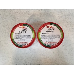 [토굴안애] 1+1 광천 양념젓갈 500g 오징어젓+꼴뚜기젓, 1세트