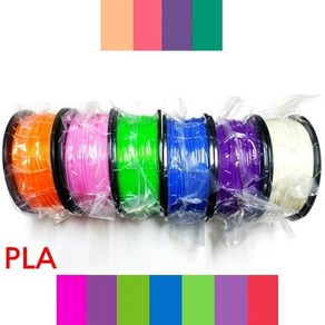 3D프린터 3D펜 PLA 필라멘트 1.75mm 스풀 1kg 대용량 11색, Fluoescent Puple