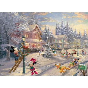 [4] Ceaco Thomas Kinkade Mickey'S Victoian 크리스마스 퍼즐 - 1000피스, [4] Ceaco Thomas Kinkade Micke