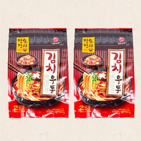 한일식품 본고장 면생면사 김치우동 440g(2인분) 2개입