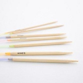 야나 40cm 짧은 둘레바늘 / 대나무 줄바늘 / 대바늘, 옵션을선택해주세요, 사이즈선택:5.0mm, 1개