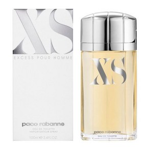 파코라반향수 Paco Rabanne XS by Paco Rabanne 남성용 EDT 스프레이 100ml, 1개