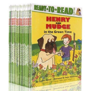 [이엔제이] 박스 없음- 정식음원 헨리앤머지 영어원서 세트 Ready to Read Heny and Mudge 음원제공