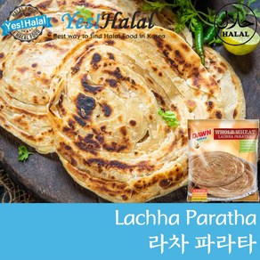 Lachha Paatha / Halal Bead / Indian Pakistan Food 라츠하 파라따 라차 파라타 할랄 식품 (Pakistan 400g), 400g, 1개