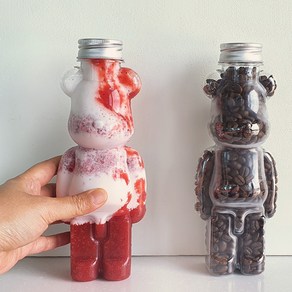 소풍 여행 귀여운 젤리곰 디자인 아이스 보틀 380ml