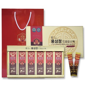 드리오 고려홍삼정 명절선물 면역력강화 6년근 홍삼정 60포 (15g x 60ea) + 쇼핑백증정(2개월분) 홍삼 농축액 30%, 1개