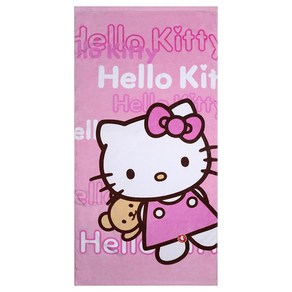 영신타올 Hello Kitty 헬로키티 나염 바스타올 76, 핑크, 1개