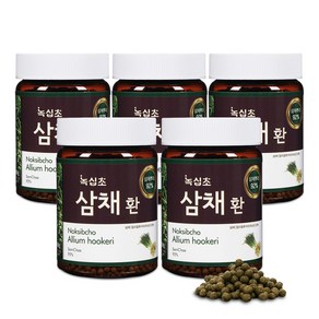 [녹십초] 국내산 삼채환 분말, 100g, 5개