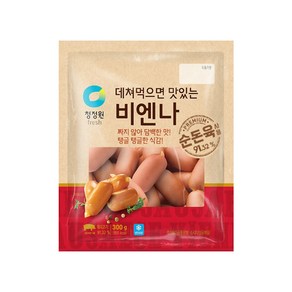 [냉장] 청정원 데쳐먹으면 맛있는 비엔나 300g, 1개