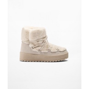 오이쇼 퍼 방한부츠 _Oysho Faux-fu lace-up boots