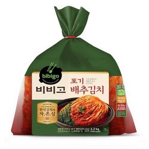 [CJ제일제당]비비고 포기배추김치 더풍부한맛 3.3kg 2봉, 2개