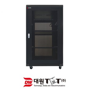 대원 타공문 허브랙 25U H1200xD800xW600 통신랙 DW-H1200T