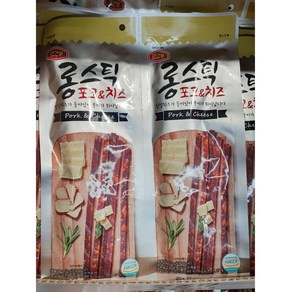 머거본 롱스틱 포크 치즈 85g, 2개