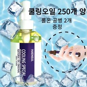 쿨링오일 아로마롤온 페퍼민트롤온 10ml, 250ml, 1개