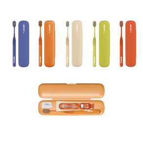 오스템 여행 휴대용 양치키트 뷰센 C 충치케어 치약 40g + 칫솔 세트, 15개