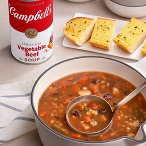 캠벨 야채 소고기 스프 Campbells Soup Vegetable Beef 298g 4팩